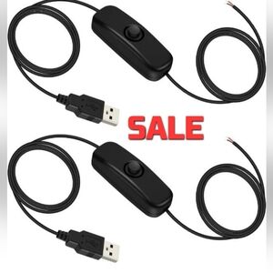 2 PC USB Extension Cable